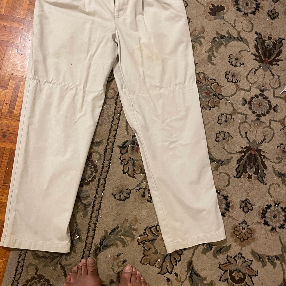 Dockers cream casual pants